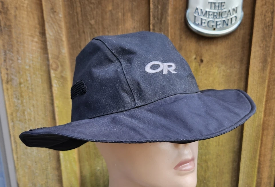 Sombrero de lluvia impermeable Outdoor Research OR Seattle GoreTex - negro, mediano Foto 1 de 4