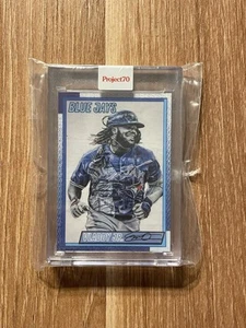 2021 TOPPS PROJECT70 #380 VLADIMIR GUERRERO JR ART BY LAUREN TAYLOR - Picture 1 of 4