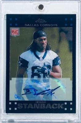 2007 Topps Chrome Rookie Auto Isaiah Stanback #TC175 Auto RC Dallas Cowboys🔥📈 - Image 1 of 2