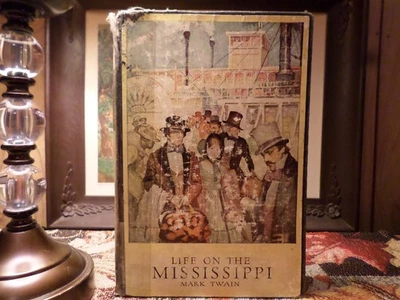 Life on the Mississippi 1917 Mark Twain Antique Hardcover Foto 1 de 4
