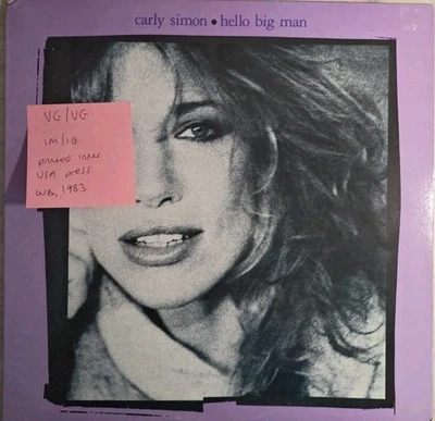 Carly Simon Hello Big Man Vinyl Record VG/VG W1-23886 1983 - image 1 of 2