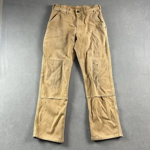 Pantaloni Patagonia Uomo 32X31 Marrone Ferro Forgiato Canapa Tela Cargo Abbigliamento da Lavoro Pesante - Foto 1 di 16