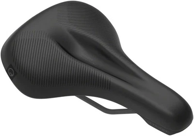 Ergon ST Core Evo Men's Saddle - SM/MD, Black/Gray - Image 1 of 4