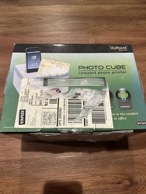 New In Box Vupoint Photo Cube Printer iPod iPhone iPad - Image 1 of 4