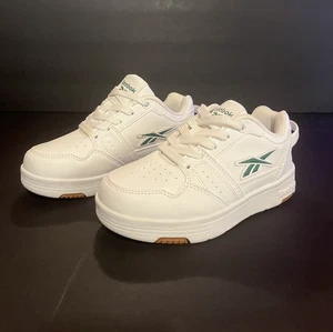 Scarpe da ginnastica Reebok Maverick Low 2 in pelle, bianco/verde, taglia 11 - Foto 1 di 9