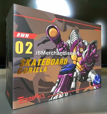 TransArt BWM-02 Skateboard Gorilla Transmetal BW Optimus Primal ¡SELLADO NUEVO! Foto 1 de 4
