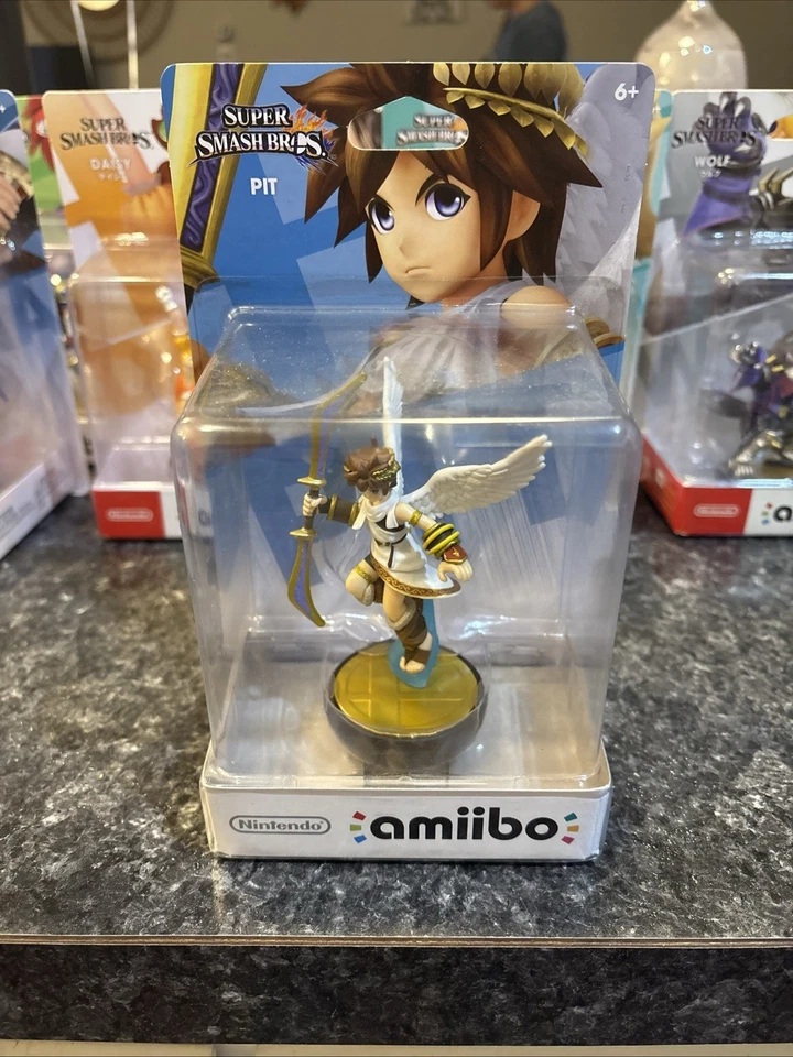 Pit Super Smash Bros Amiibo Nintendo Figure New Sealed 1st Print Run edition - Image 1 of 1