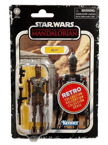 HASBRO STAR WARS RETRO COLLECTION THE MANDALORIAN IG-11 3.75" SCALE FIGURE ~NEW~ Cover