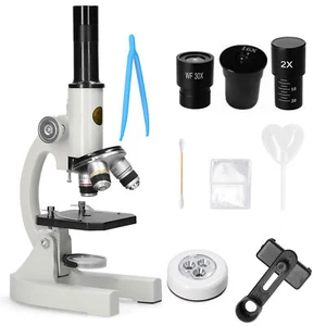 64X-2400X Monocular Optical Microscope Elementary School Science Y0T1 - Picture 1 of 11