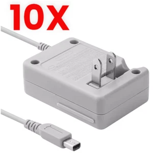 Cable cargador de pared para el hogar adaptador de CA de 10 unidades para sistema Nintendo DSi 2DS 3DS DSi XL - Imagen 1 de 2