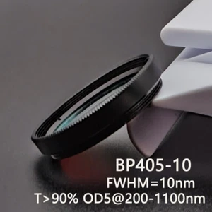 BP405-25.5 27 Filtr wąskopasmowy Filtr interferencyjny optyczny 10nm OD5 T>90% - Zdjęcie 1 z 16
