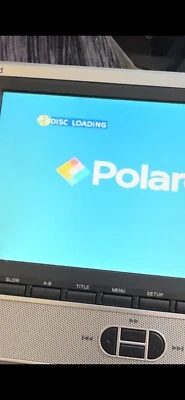 DVD player portátil Polaroid dois 7" tela PDM-2727 carro de viagem - Imagem 1 de 4