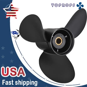 12 x 17 Boat Propeller for BRP Johnson Evinrude OMC 40-75hp 13 spline RH 763462 - Picture 1 of 9