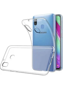 Simpeak Case Compatible with Samsung A40, Clear Protective shockproof soft tpu - Zdjęcie 1 z 7