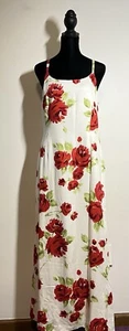 VINTAGE Laura Ashley NWT Poppy Alba Rose Waffle Sleeveless Dress Sundress 10 - Picture 1 of 10