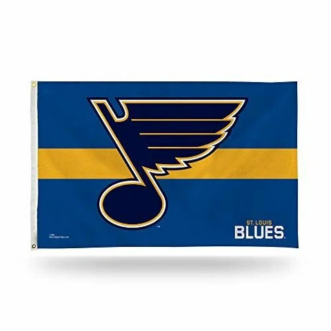Rico Industries St. Louis Blues Striped Flag - 3 x 5 Foot Flag Cover