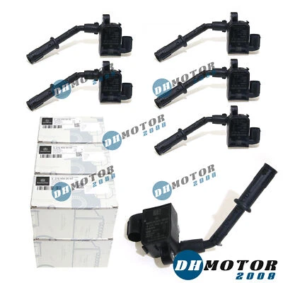 6PCS OEM Ignition Coil for Mercedes W205 W213 W166 W222 R231 E400 GL450 S450 - Image 1 of 4