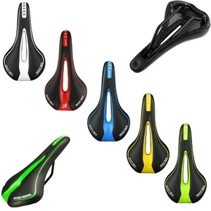 Mountain Road Bike Saddle Seat Bicycle Ladies Mens Child Comfort Cushion Soft - Picture 1 of 11