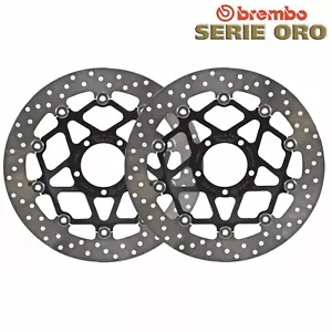 COPPIA DISCHI FRENO BREMBO ANTERIORE ORO DUCATI 955 PANIGALE V2 2020 - Imagen 1 de 1