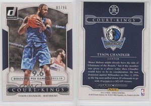 2014-15 Panini Donruss Court Kings Stat Line Season /96 Tyson Chandler #35