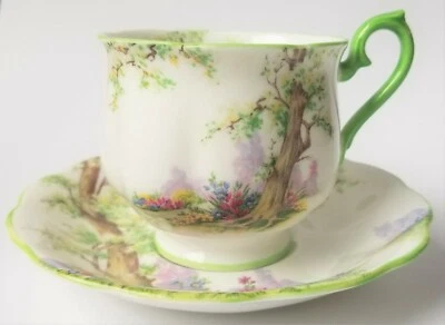 Royal Albert Greenwood Tree Cup and Saucer   A19 Foto 1 de 4