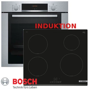 Induktion Herdset Autark Herd Einbau Bosch Backofen + Induktion Kochfeld Neu - Bild 1 von 7