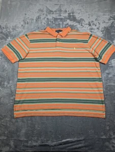 Polo Ralph Lauren Pony Camisa Polo a Rayas Grande Y2K Preppy Multicolor Ropa de Calle - Imagen 1 de 6