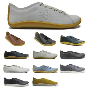 Vivobarefoot Mens Trainers Addis Casual Lace-Up Low-Top Sneakers Leather