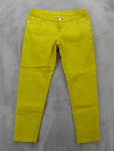 Celebrity Pink Skinny Ankle Jeans Women's Juniors 9 Lemon Color Stretch Low-Rise - Picture 1 of 12