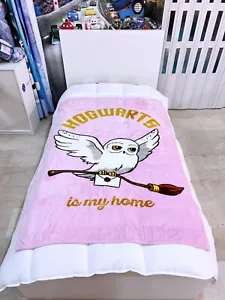 Harry Potter Eule Weich Decke Plaid Batterien Über Koralle 110x150cm Kinderbett - Bild 1 von 4
