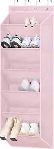 over the Door Shoe Rack with Large Deep Pockets, Kids Shoe Organizer for Closet - Picture 1 of 12