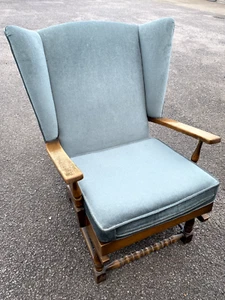 Vintage Wingback Rocking Chair - Armchair - Retro - Picture 1 of 6