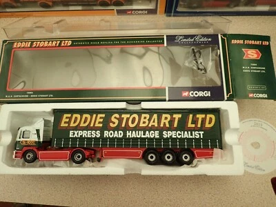 Ltd Edn Corgi 75804 1:50 M.A.N Curtainside Eddie Stobart Ltd Undisplayed - Image 1 of 4