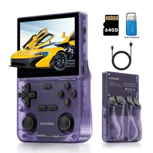K36 Retro Handheld Video Game Console Emulator 3.5 Inch (Purple) - Picture 1 of 4