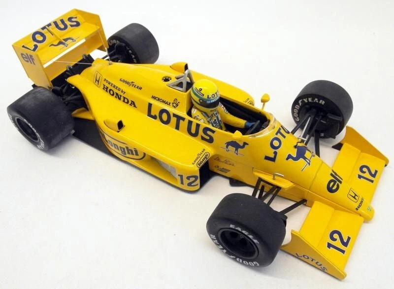 Minichamps 1/18 Scale Diecast - 540 871812 Senna Lotus Honda 99T 1987 #12 - Image 1 of 1