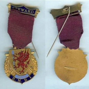 Medaille - Freimaurerei Royal Masonic Boys Institution Steward 1963 - Bild 1 von 1