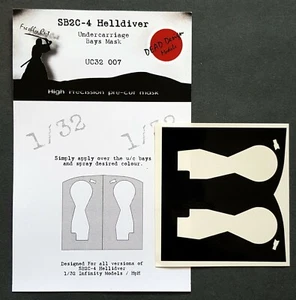 Máscara SB2C-4 Helldiver U/C Bays para 1/32 Infinity Models - DEAD Design 32007 - Imagen 1 de 1