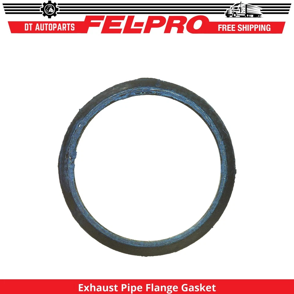 For 1987-1990 Cadillac Brougham Exhaust Pipe Flange Gasket Fel-Pro 1988 1989 - Image 1 of 1