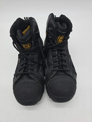 CAT CATERPILLAR COMPOSITE TOE BLACK WOMEN SHOES SIZE 5.0 ENGINEERED..#5 - Image 1 of 4