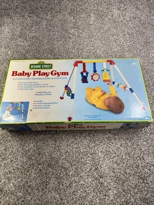 Винтажный набор игрушек 1990 Sesame Street Baby Play Gym Illco большая птица - Изображение 1 из 4