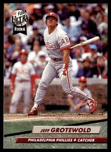 1992 Ultra Jeff Grotewold Rookie Philadelphia Phillies #545 - Picture 1 of 2