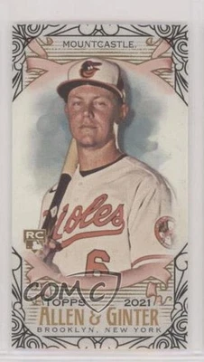 2021 Topps Allen & Ginter's Mini Black Border Ryan Mountcastle #12 Rookie RC - Image 1 of 2