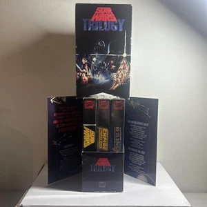 Star Wars Trilogy VHS Box Set Vintage Rare Empire & Jedi STILL BRAND NEW SEALED - Picture 1 of 22