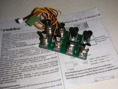 Robbe Futaba Multi-Switch Prop Modul 12+2 8101 für F14 FC16 18 28 F 14 FC 16 - Bild 1 von 2