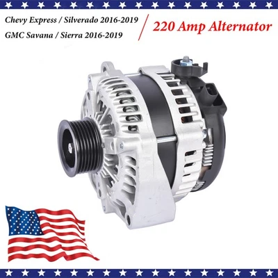 Alternator for Chevy Express 4500 GMC Sierra 2500 3500 HD 2015-2020 4.3 4.8 6.0L - Image 1 of 4