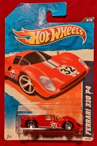 HOT WHEELS 2011 HW GARAGE 8/10 FERRARI 330 P4 RED - Bild 1 von 2