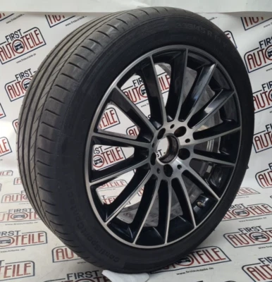 Original Mercedes W206 1xAlufelge Winter Reifen 7,5Jx18H2 -N ET40 A2064014900 - Bild 1 von 4