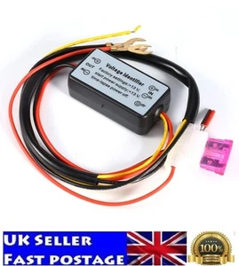 DRL Controller Auto LED Tagfahrlicht Relais Kabelbaum Dimmer Ein/Aus 12-18V - Bild 1 von 6