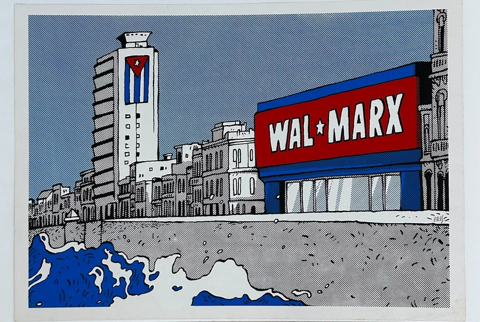Serigrafía original firmada a mano Ares Aristides Esteban artista cubano Wal-Marx n1 Foto 1 de 1