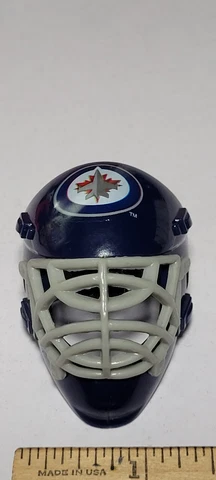 Winnipeg Jets Franklin Miniature Hockey Helmet NHL Mask Rare Central Division Cover